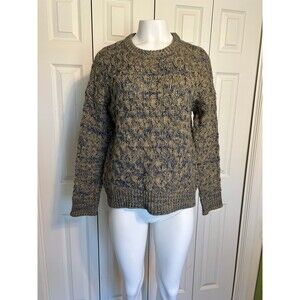 Obey womens Crewneck Chunky Knit Sweater Size S